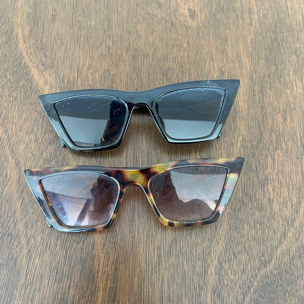 Stylish Black and Tortoise Sunglasses
